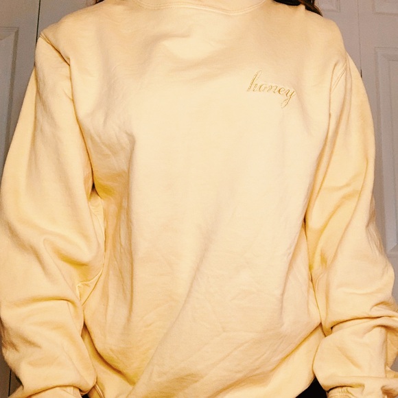 john galt honey crew neck sweatshirt